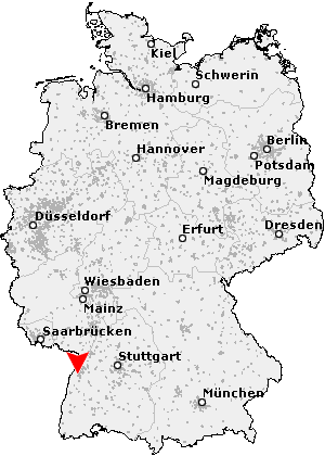 Karte von Fautenbach