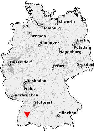 Karte von Unterbaldingen