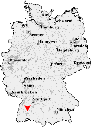 Karte von Böhringen