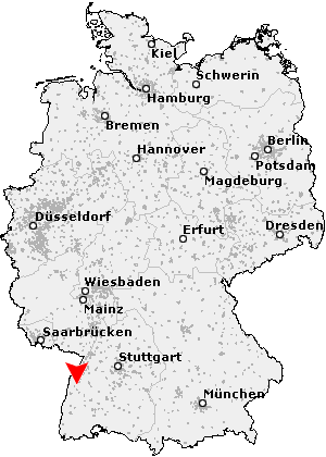 Karte von Ebersweier