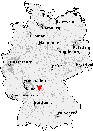 Karte von Grünsfeldhausen