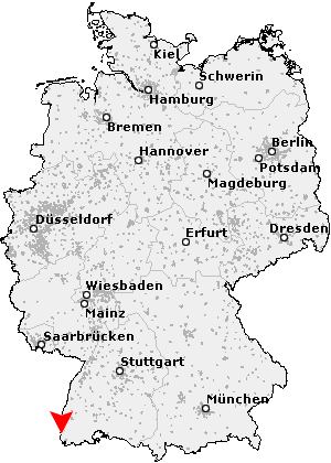 Karte von Bad Bellingen