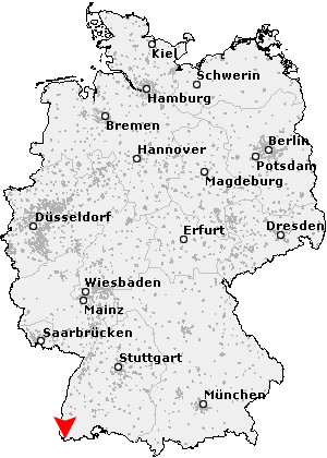 Karte von Grenzach-Wyhlen