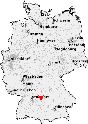 Karte von Heidenheim an der Brenz