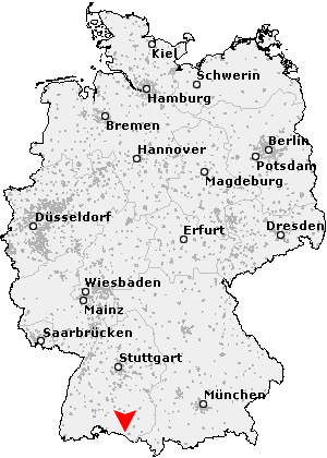 Karte von Immenstaad am Bodensee