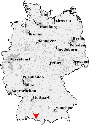 Karte von Kressbronn am Bodensee