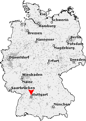 Karte von Ludwigsburg