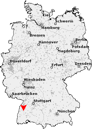 Karte von Oberwolfach