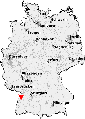 Karte von Oppenau