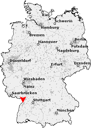 Karte von Sinzheim