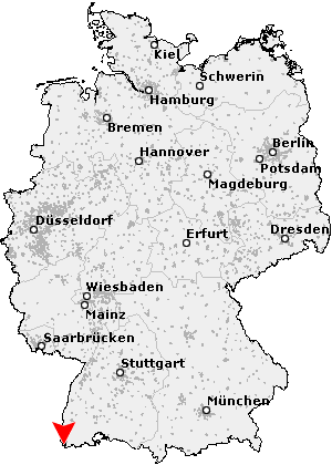 Karte von Weil am Rhein