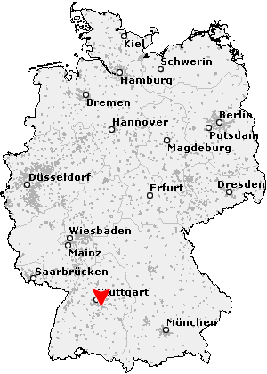 Karte von Oberensingen