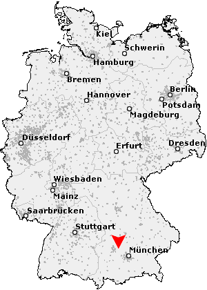 Karte von Haunsried