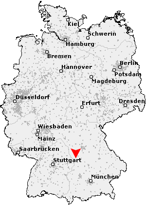 Karte von Dornstadt