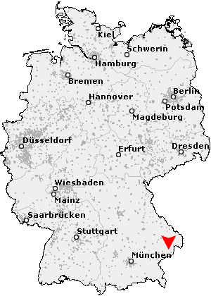 Karte von Sankt Wolfgang, Kreis Passau