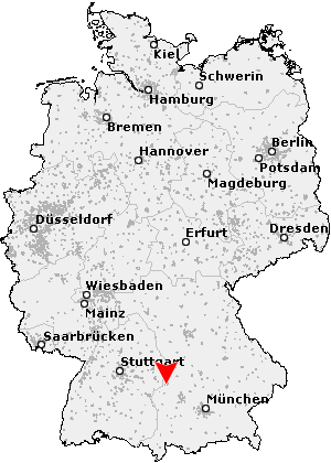 Karte von Dillingen
