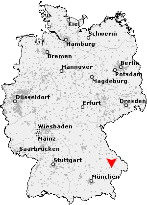 Karte von Unterklingenbach