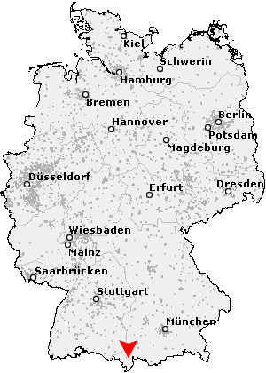 Karte von Burgberg im Allgäu