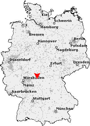Karte von Burgsinn