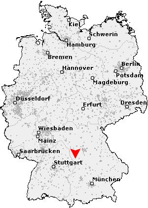 Karte von Ehingen, Mittelfranken