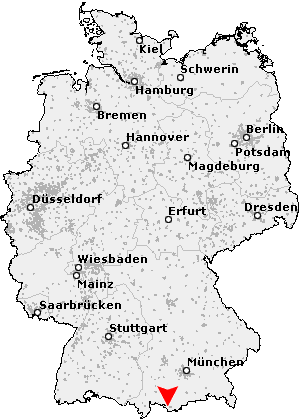 Karte von Grainau