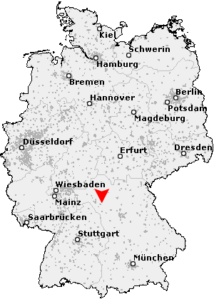 Karte von Großlangheim