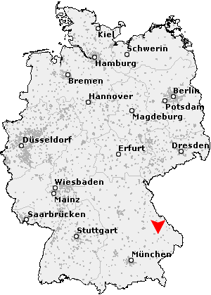 Karte von Irlbach