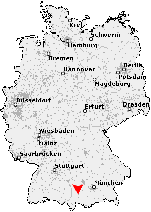 Karte von Kaufbeuren