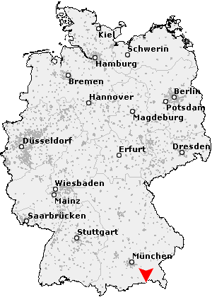 Karte von Kiefersfelden