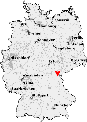 Karte von Kirchenlamitz