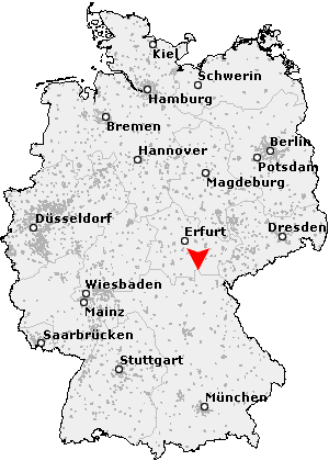 Karte von Ludwigsstadt