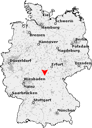 Karte von Mellrichstadt