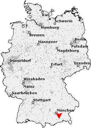 Karte von Miesbach
