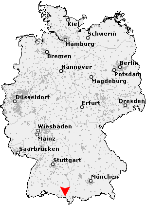 Karte von Oberreute