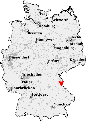 Karte von Oberviechtach