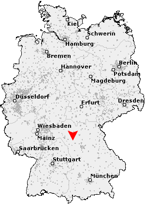 Karte von Scheinfeld