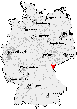 Karte von Schirnding