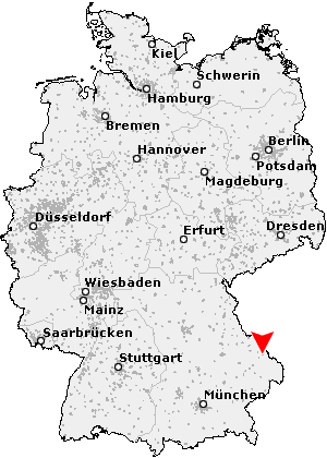 Karte von Zwiesel