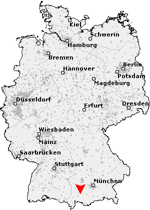 Karte von Erbenschwang