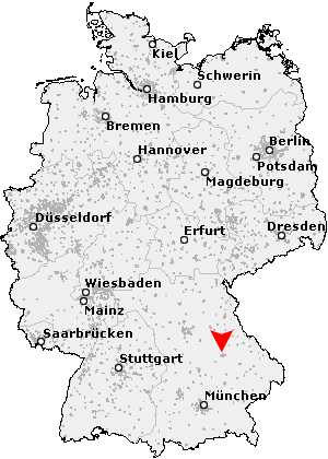 Karte von Baiern