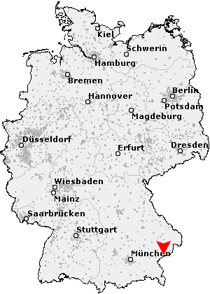 Karte von Obersimbach