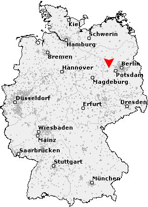 Karte von Beetzseeheide