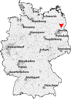 Karte von Eberswalde