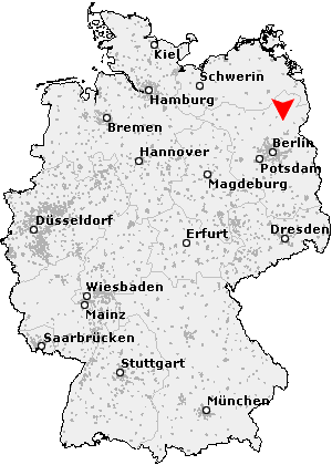 Karte von Friedrichswalde