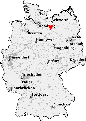 Karte von Lenzerwische