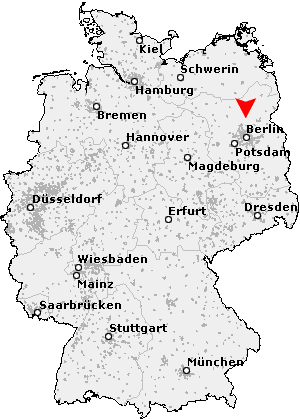 Karte von Liebenwalde