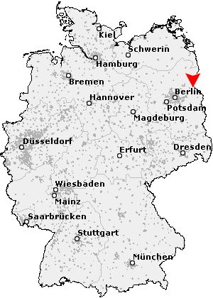 Karte von Oderaue