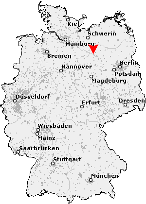 Karte von Wittenberge
