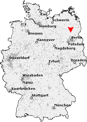 Karte von Zehdenick