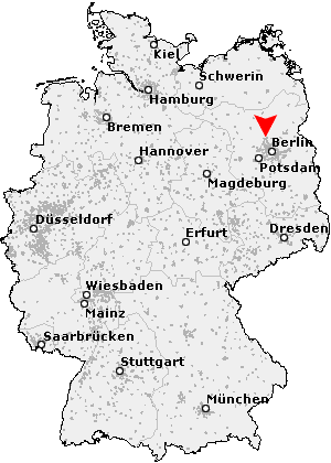 Karte von Bernöwe